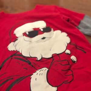 Carter's‎ Kids Red Long Sleeve Santa Graphic Tee Size 2T